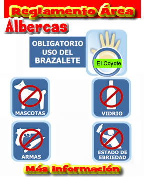 Balneario El Coyote - Reglamento Albercas y Toboganes.